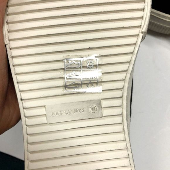 ALL SAINTS| Mercia Low Top Trainer Black Chunky Sneaker - Picture 7 of 8